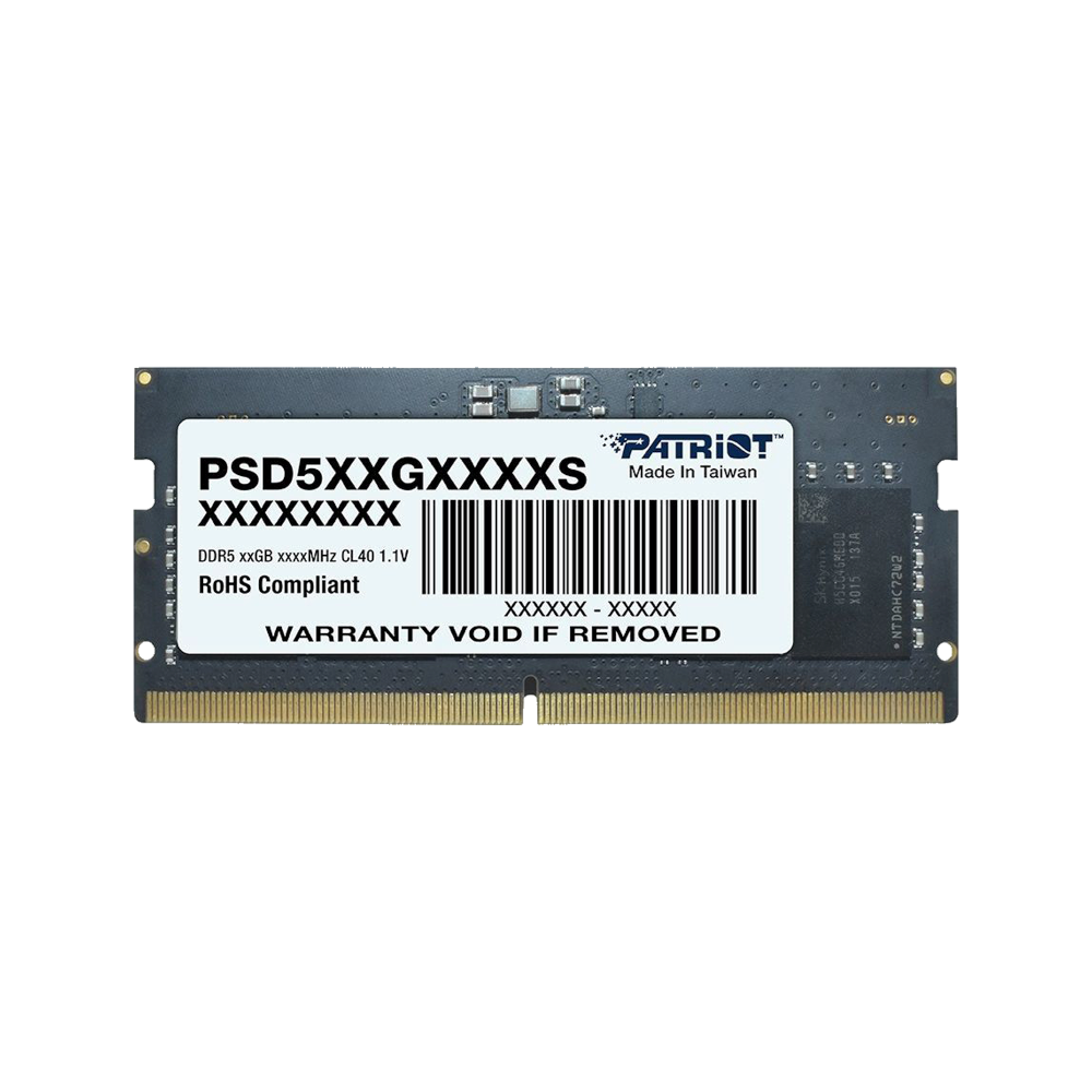 Upgrade to: 32GB Patriot SL DDR5 5600MHz SODIMM (16GBx2)