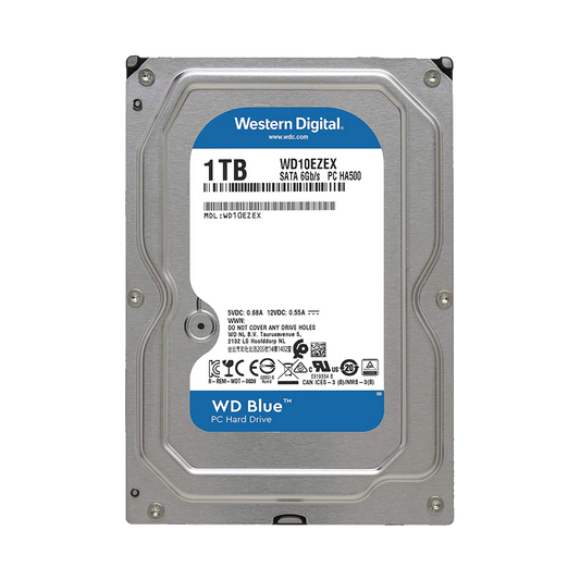 1TB Western Digital Blue 2.5" (Laptop Harddrive)