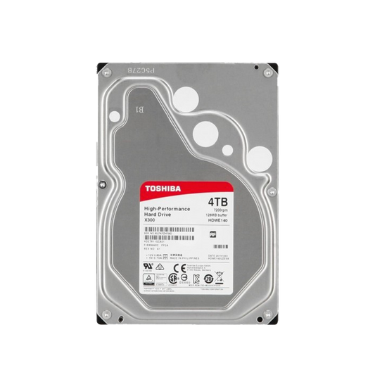 4TB Toshiba 3.5" 7200RPM Harddrive