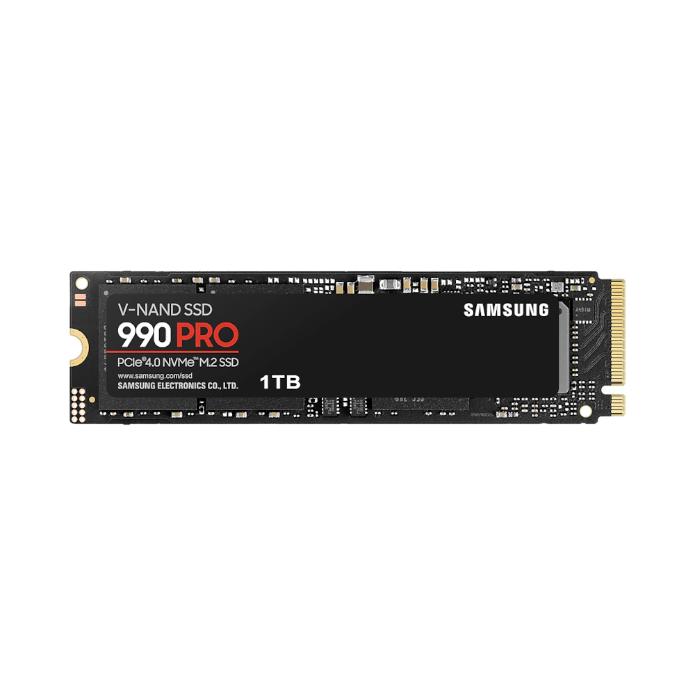 1TB Samsung 990 Pro Gen4 SSD (R: 7450 | W: 6900)